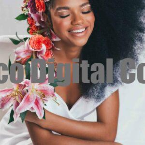 Grace in Bloom – Girl with Flower