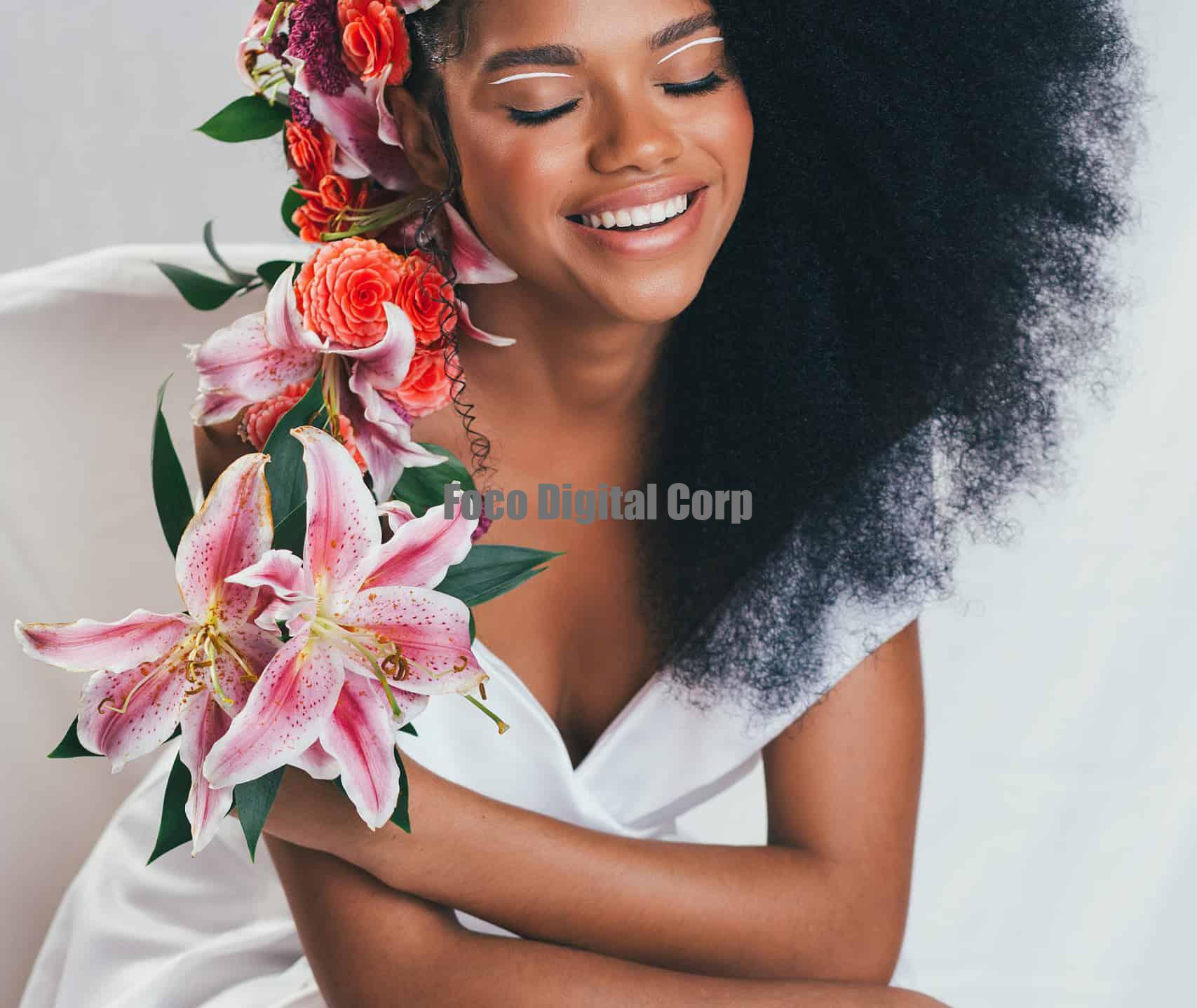 Grace in Bloom – Girl with Flower